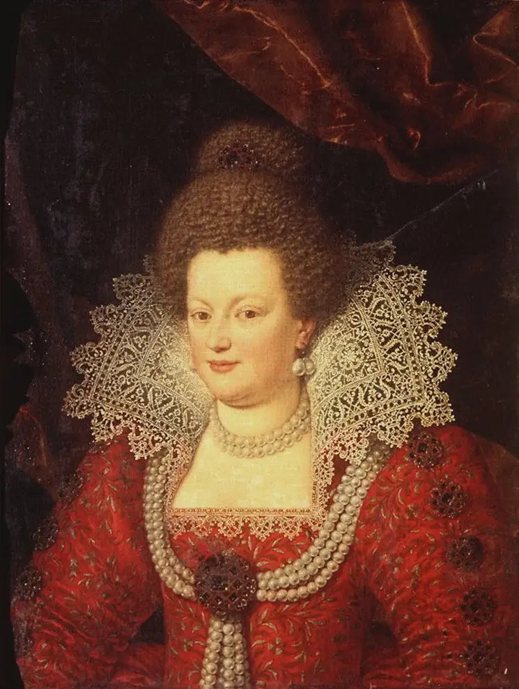 Portrait de Marie de Médicis - Frans Pourbus the Younger image 1 copie peinte à la main à l’huile