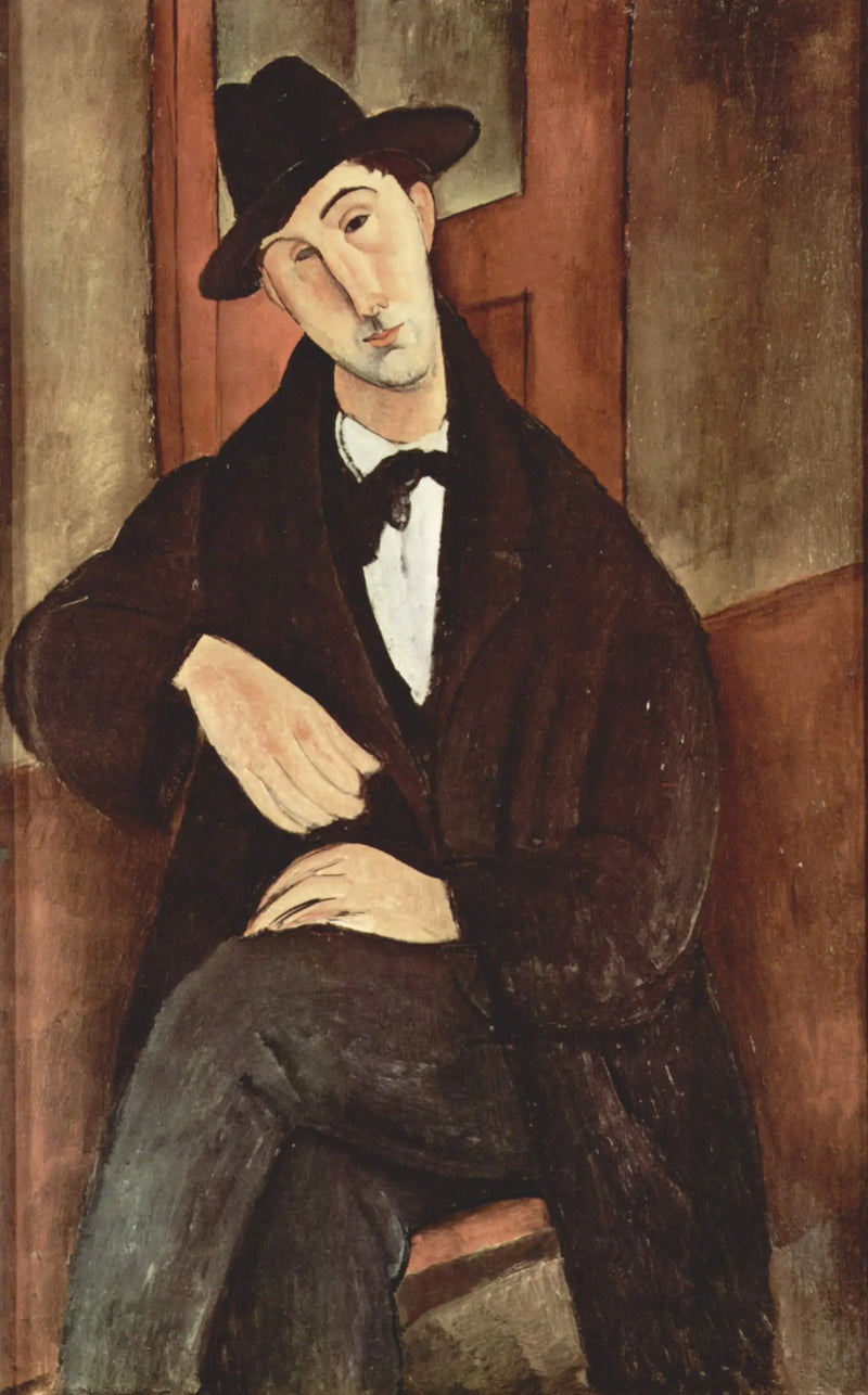 Portrett av Mario Varfogli - Amedeo Modigliani