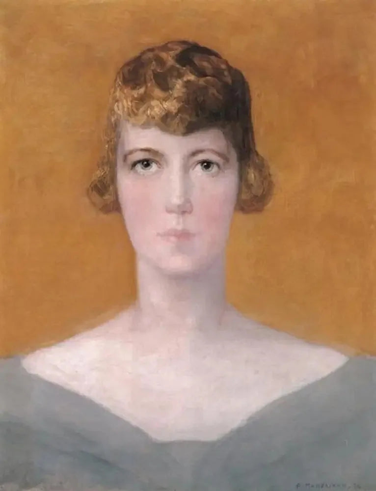 Portrett av Martha Frieda de Fries (1893-...) - Piet Mondrian