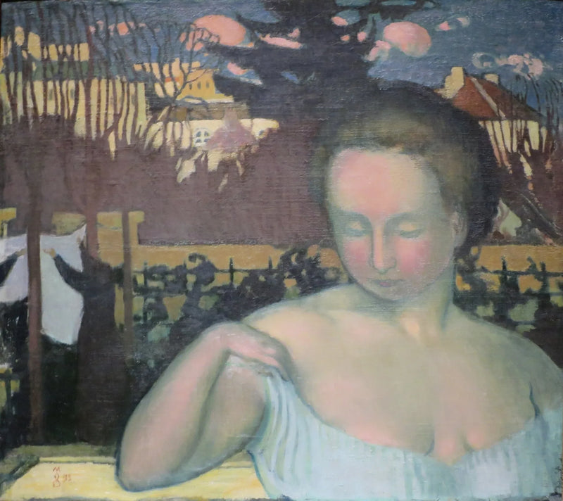 Portrett av Marthe Denis, kunstnerens kone - Maurice Denis