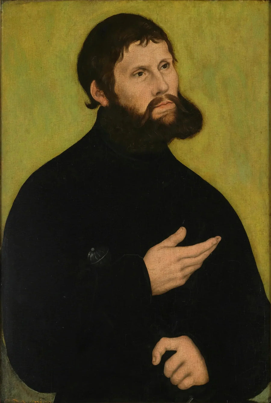 Portrett av Martin Luther som Junker Jörg - Lucas Cranach den eldre