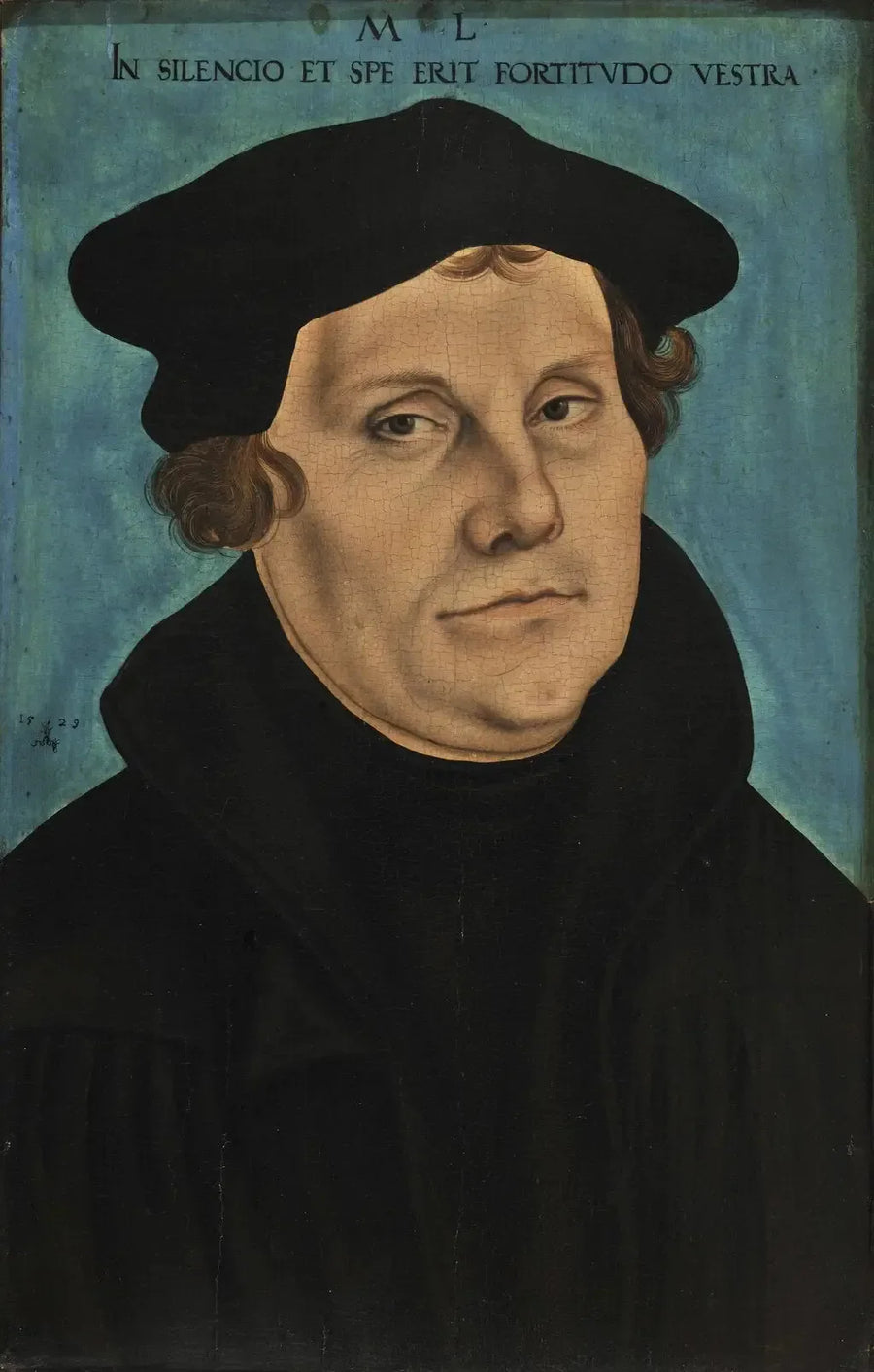 Portrett av Martin Luther - Lucas Cranach den eldre