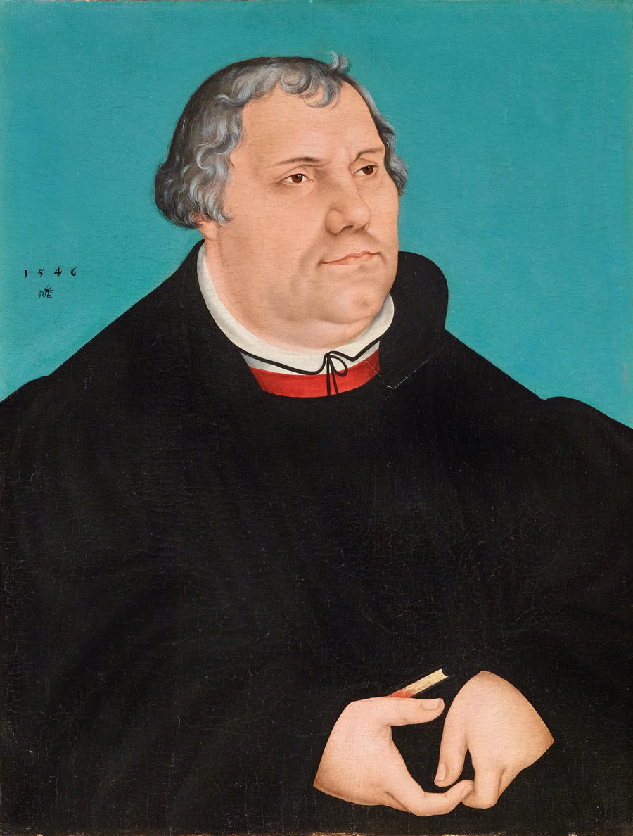 Portrett av Martin Luther - Lucas Cranach den eldre