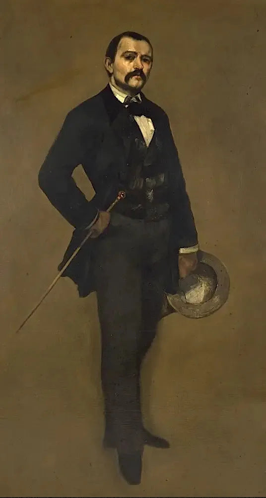 Portrett av Max Buchon - Gustave Courbet