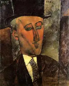 Portrett av Max Jacob - Amedeo Modigliani