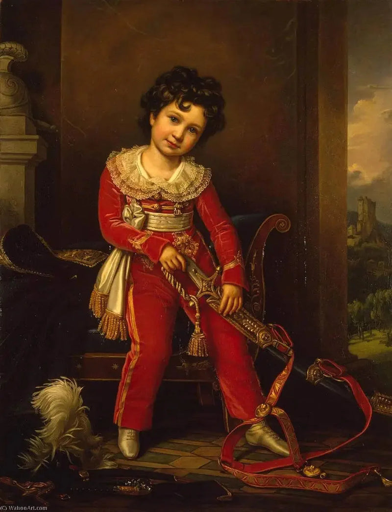 Portrett av Maximilien, hertug av Leuchtenberg - Joseph Karl Stieler