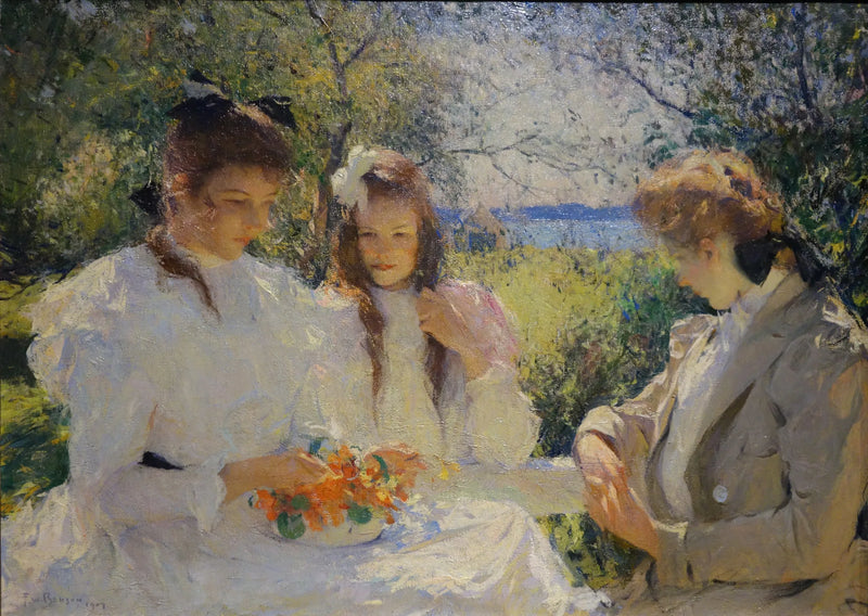 Portrett av mine døtre - Frank Weston Benson