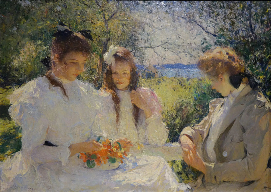 Portrett av mine døtre - Frank Weston Benson