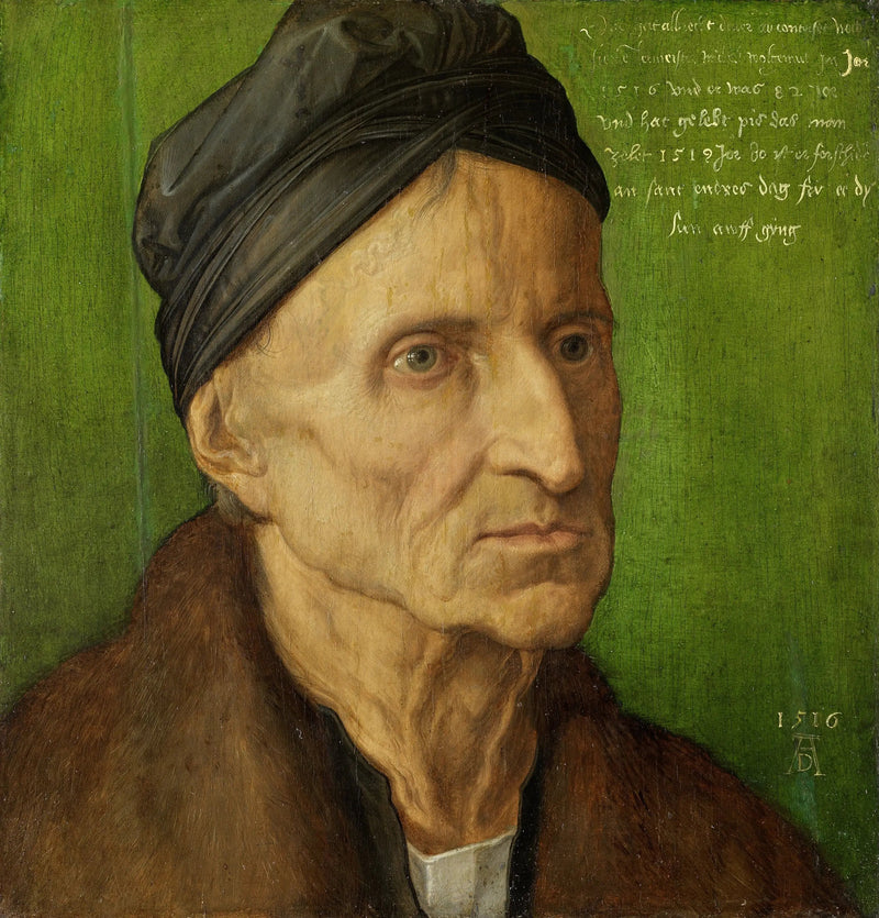 Portrett av Michael Wolgemut - Albrecht Dürer