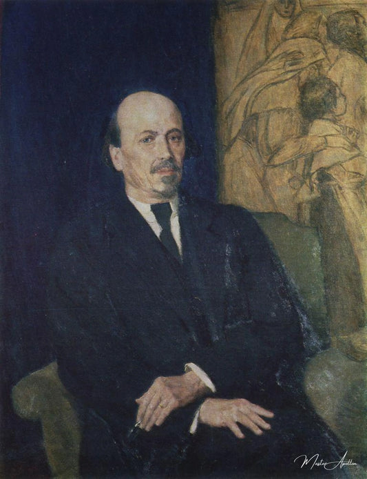 Portrait de Mikhail Nesterov - Viktor Vasnetsov - Reproductions de tableaux et peintures haut de gamme