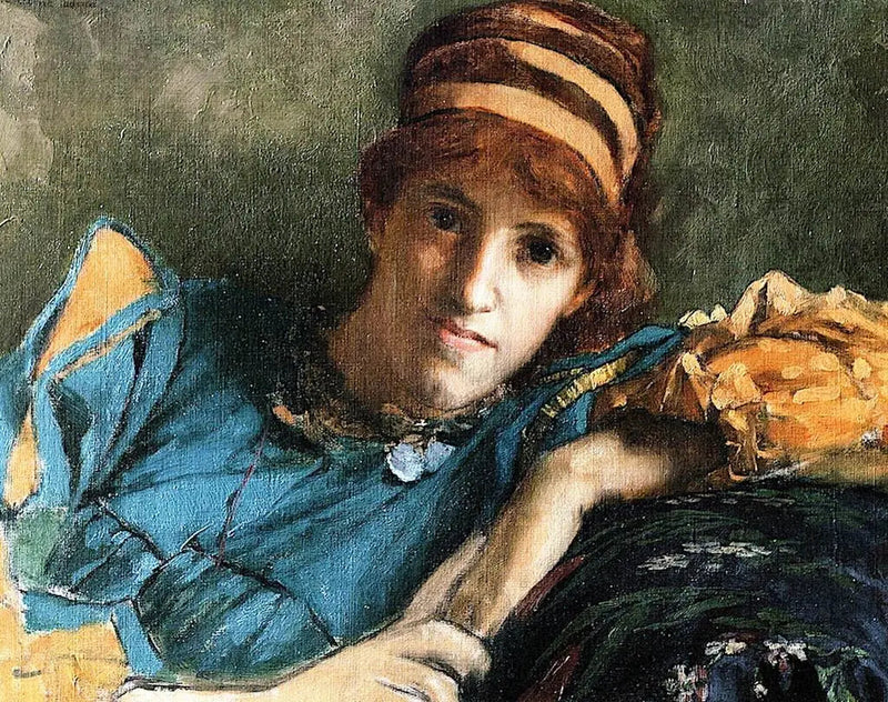 Portrett av Frøken Laura Theresa Epps (Lady Alma Tadema) - Lawrence Alma-Tadema