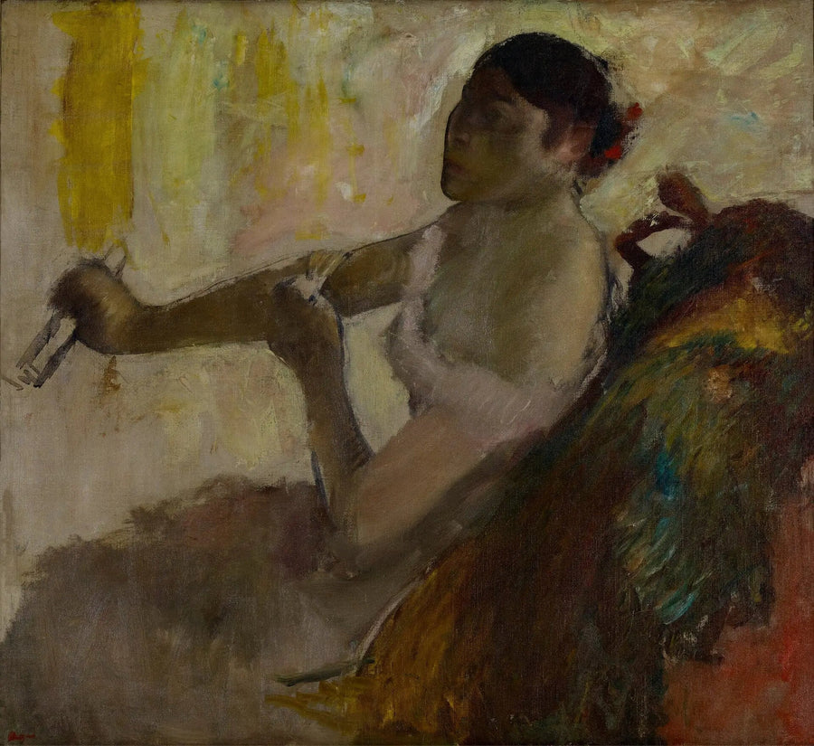 Portrett av frøken Rose Caron - Edgar Degas