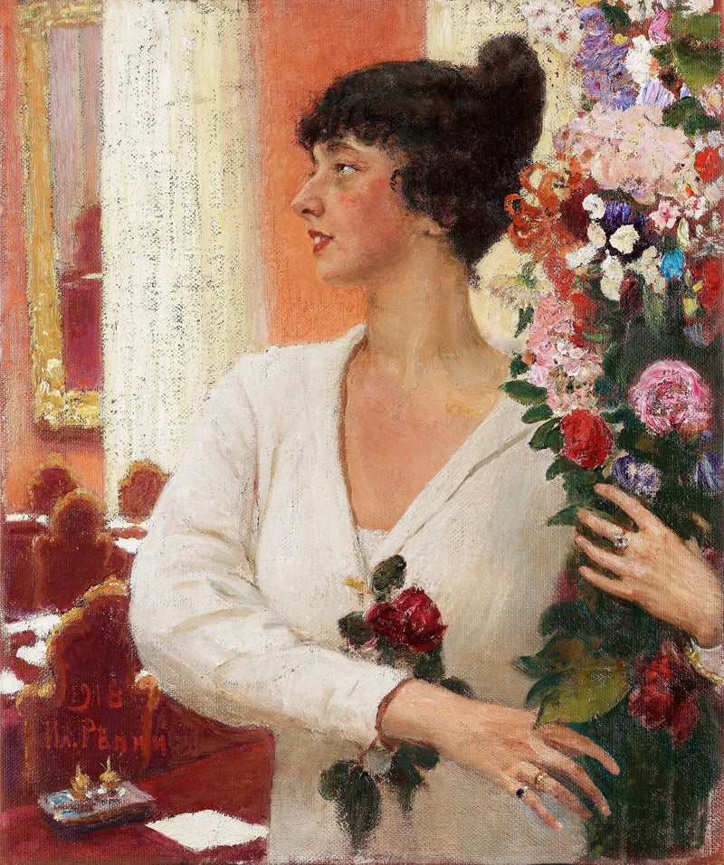 Portrett av fru Béatrice Levi - Ilya Repin