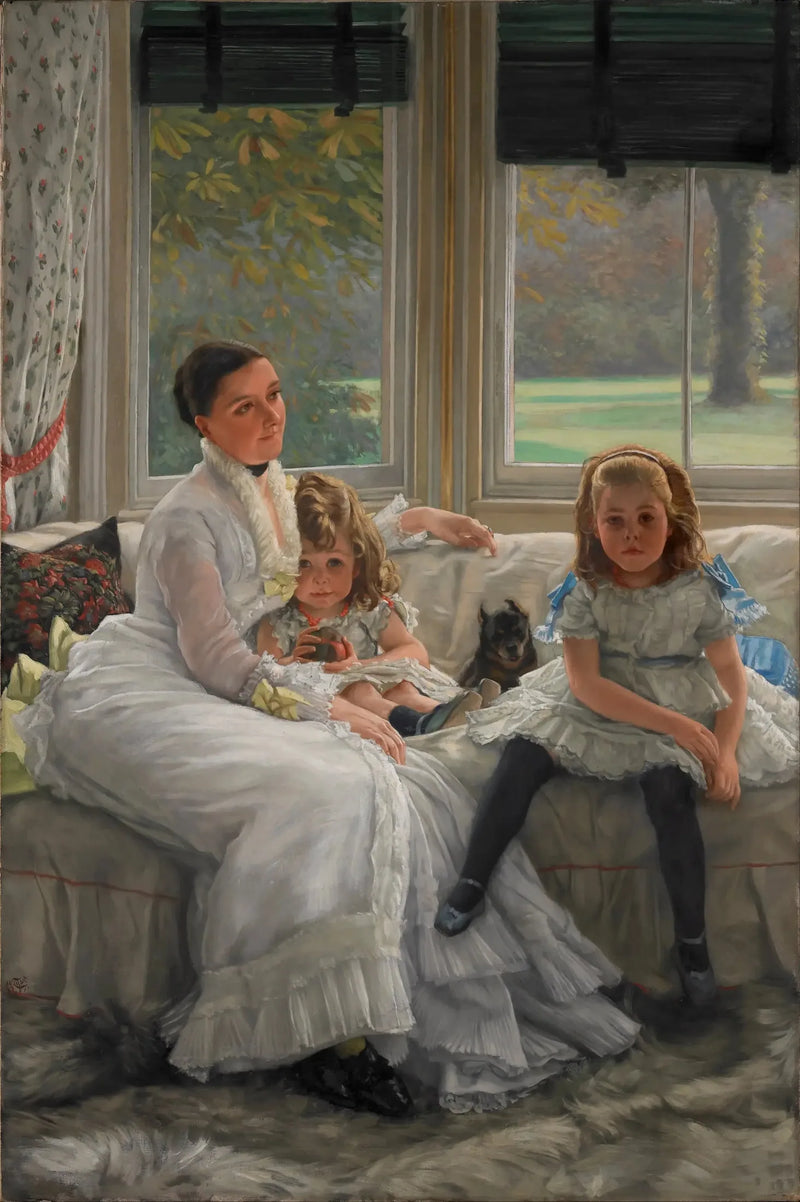 Portrett av fru Catherine Smith Gill og to av hennes barn - James Tissot

Source:
Portrait de Mme Catherine Smith Gill et de deux de ses enfants - James Tissot