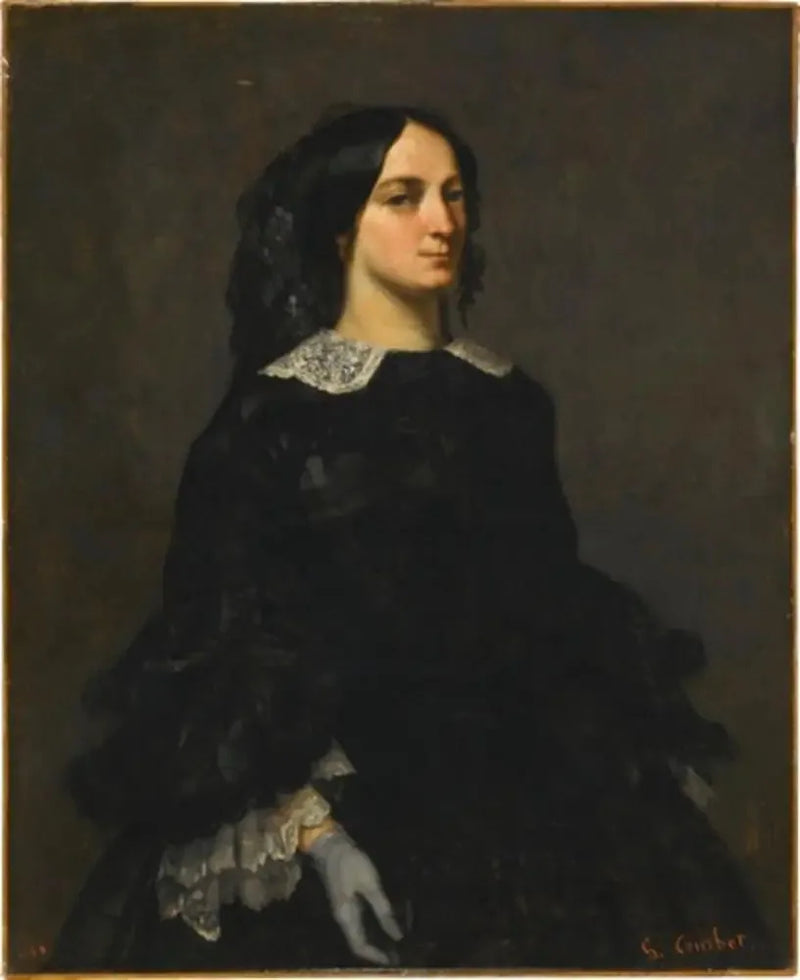 Portrett av fru Charles Maquet - Gustave Courbet