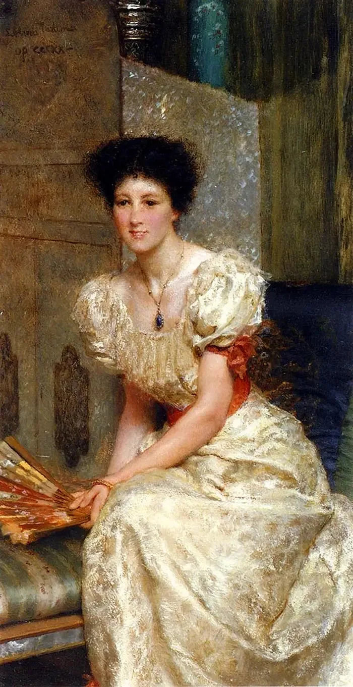 Portrett av fru Charles W. Wyllie - Lawrence Alma-Tadema