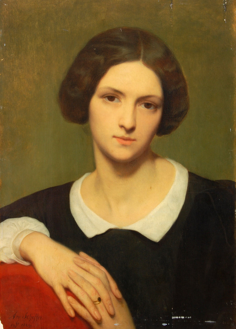 Portrett av fru Cornelia Marjolin, født Scheffer, i alderen 19 år - Ary Scheffer