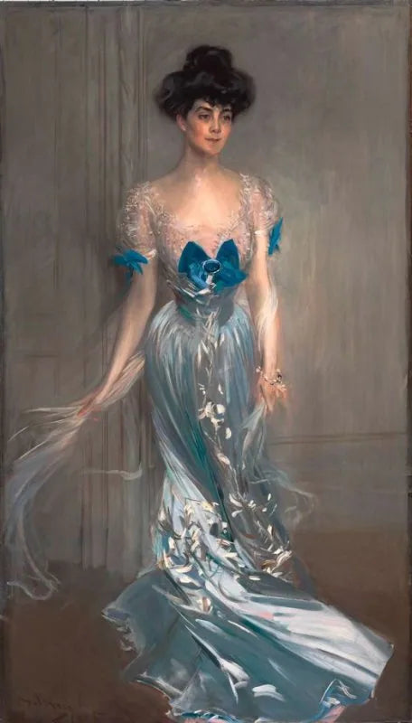 Portrett av fru Graham Fair Vanderbilt (født Virginia Graham Fair) - Giovanni Boldini