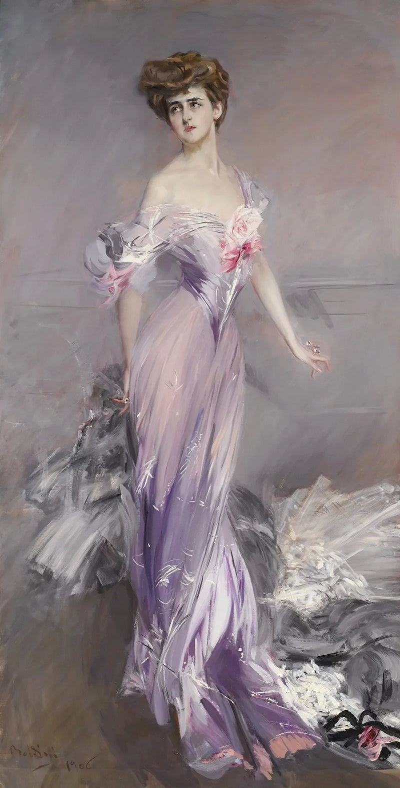 Portrett av fru Howard Johnston - Giovanni Boldini