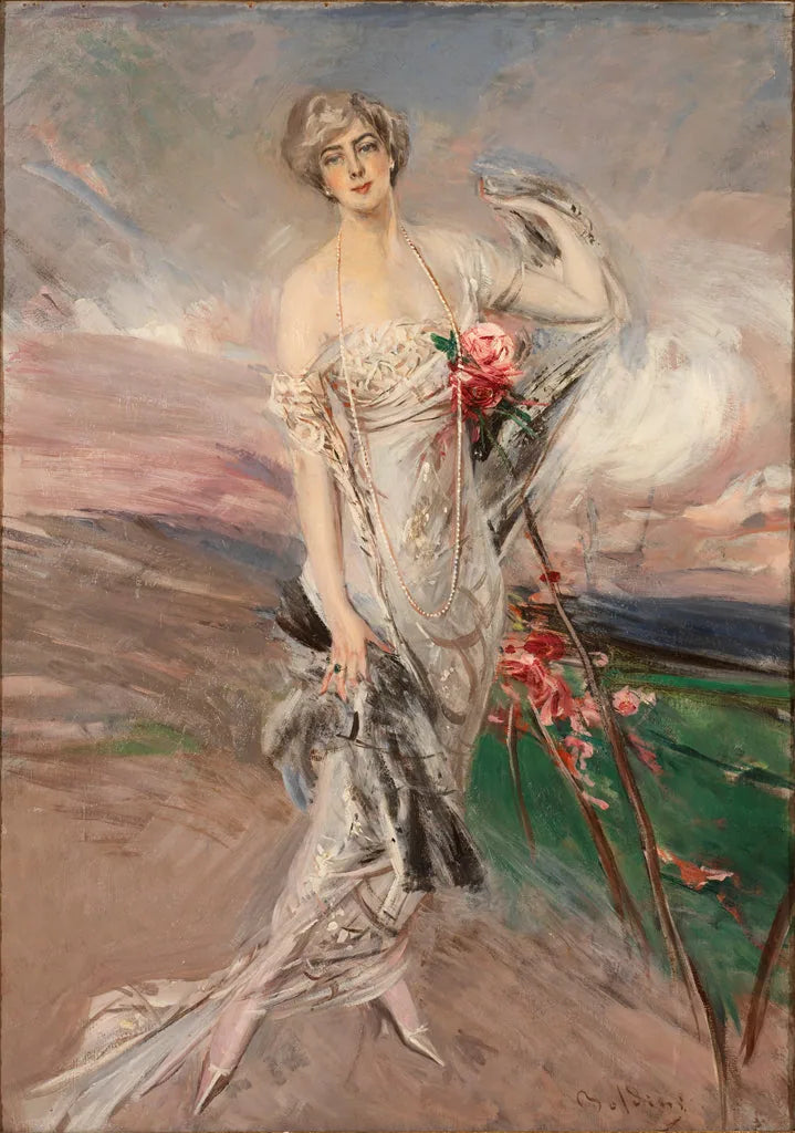 Portrett av fru Peter Cooper Hewitt - Giovanni Boldini