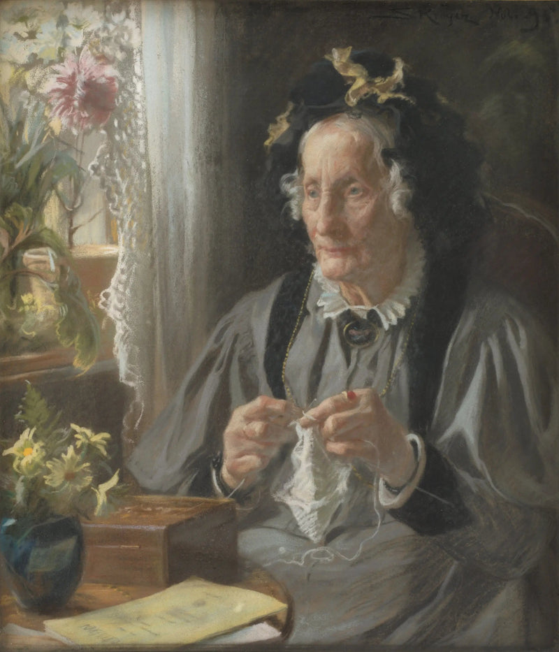 Portrett av fru S. A. Casse, født Engelbreth - Peder Severin Krøyer