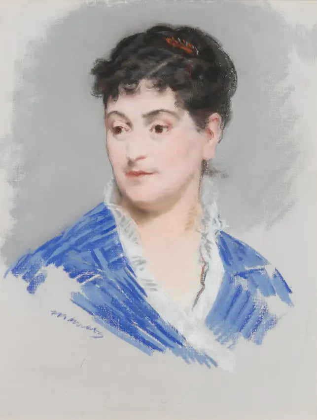 Portrett av fru Zola - Édouard Manet