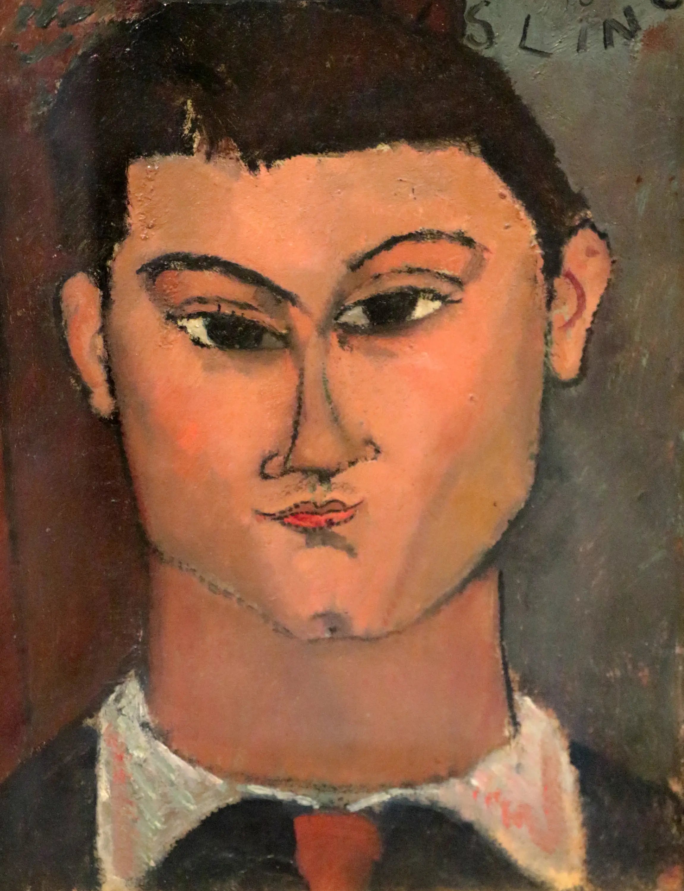 Portrait de Moïse Kisling - Amedeo Modigliani image 1 reproduction artisanale de tableau