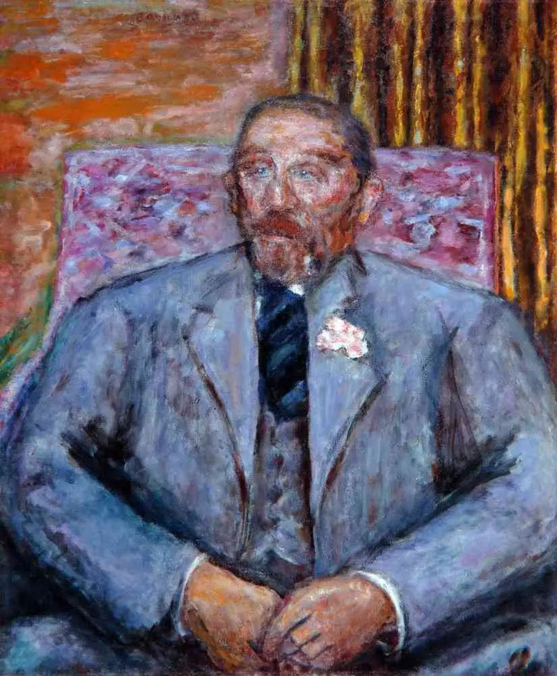 Portrett av Monsieur Monteux - Pierre Bonnard