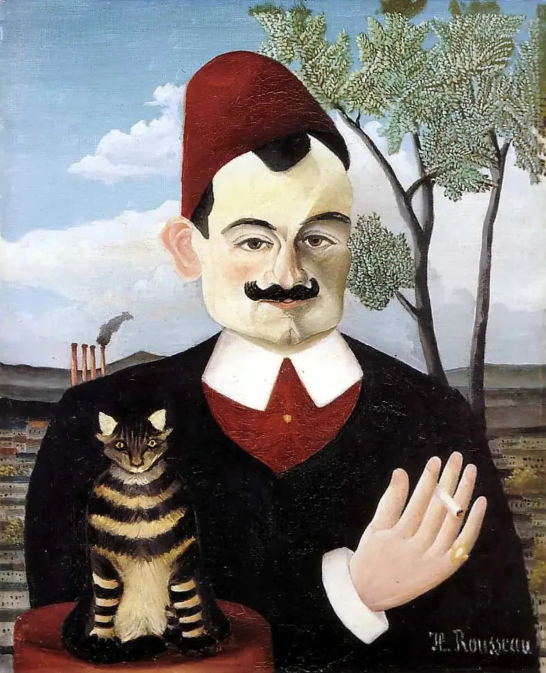 Portrett av Herr X - Henri Rousseau
