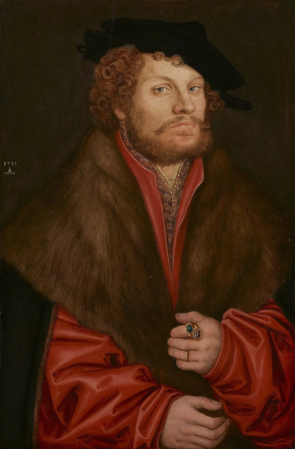 Portrait de Moritz Buchner - Lucas Cranach the Elder image 1 reproduction de peinture à l’huile