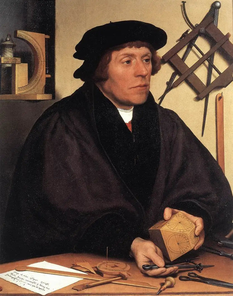 Portrett av Nicolas Kratzer - Hans Holbein den Yngre