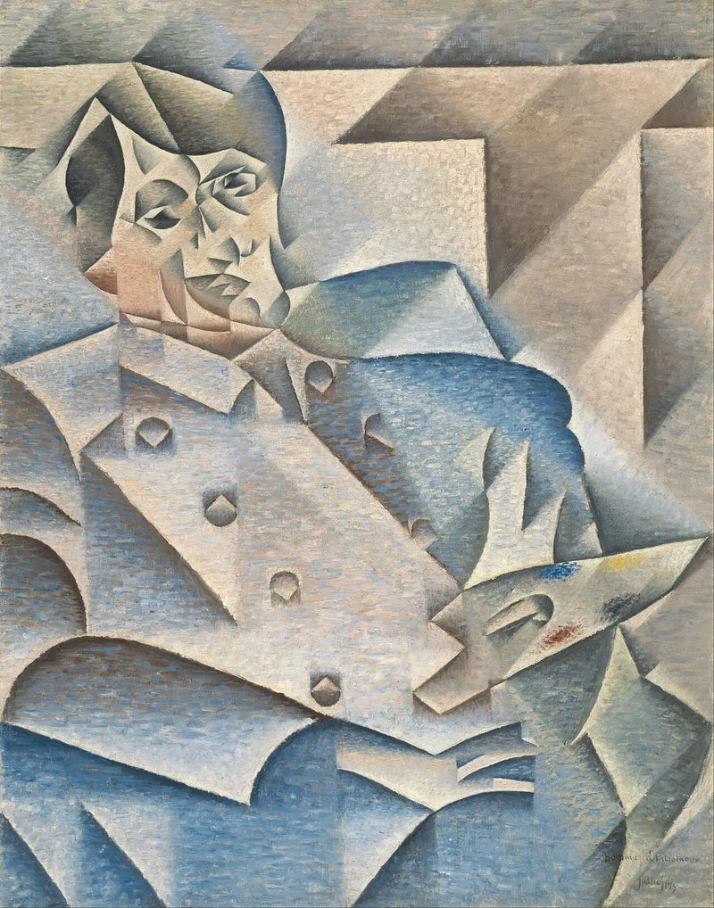 Portrett av Pablo Picasso - Juan Gris