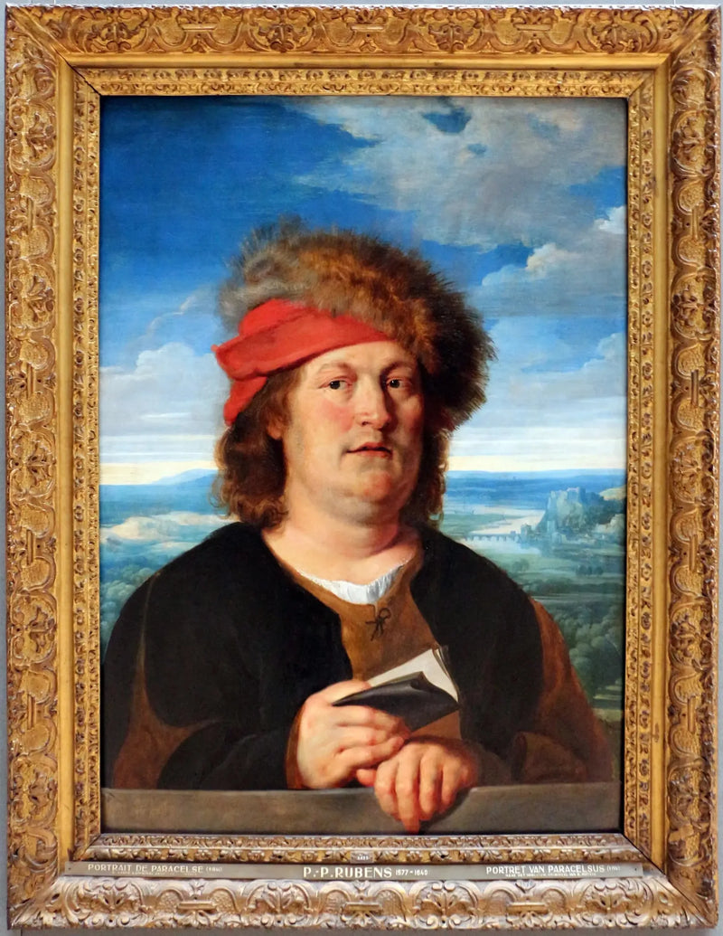 Portrett av Paracelsus - Peter Paul Rubens