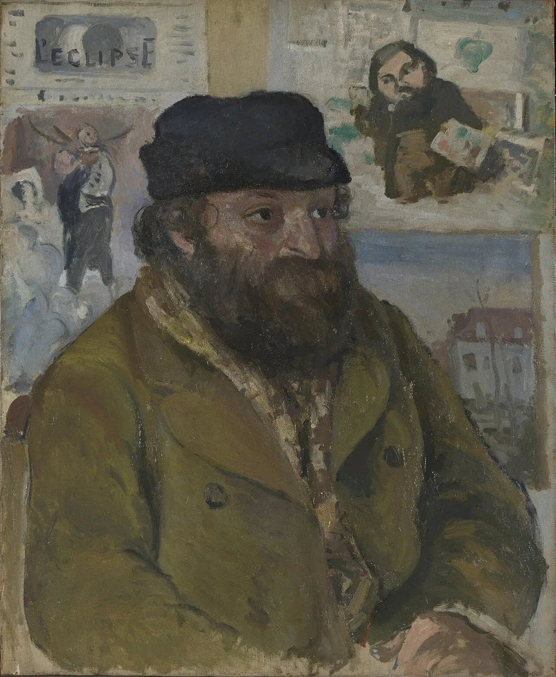 Portrett av Paul Cézanne - Camille Pissarro