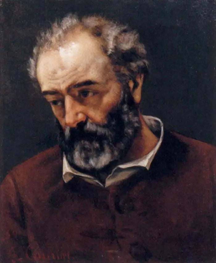 Portrett av Paul Chenavard - Gustave Courbet