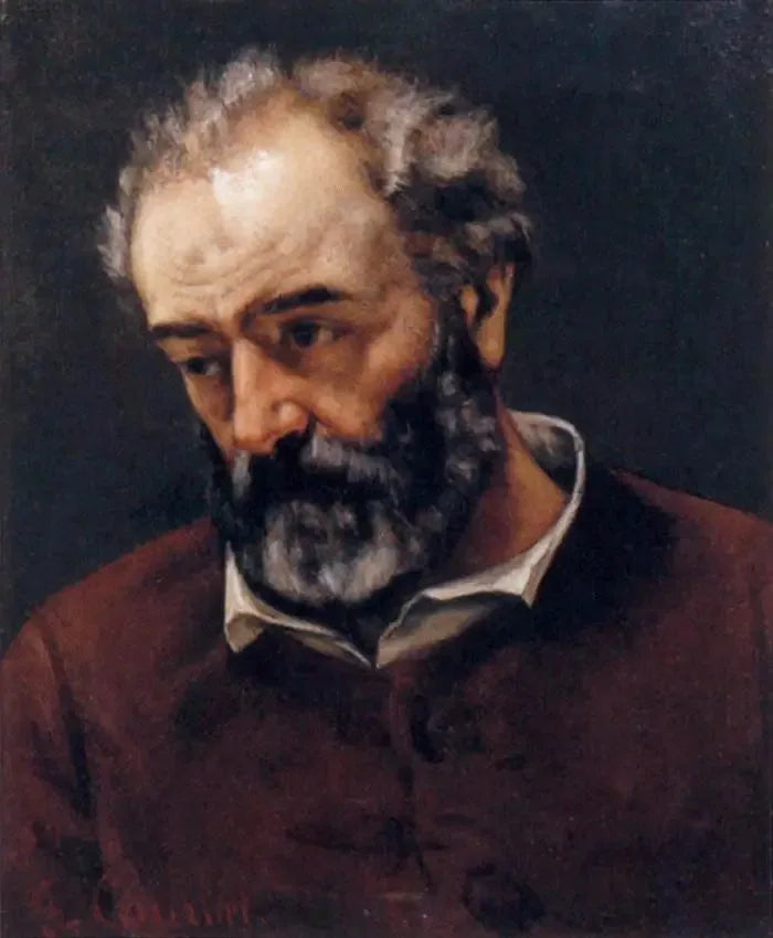 Portrett av Paul Chenavard - Gustave Courbet