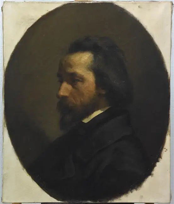 Portrett av Paul François Collot, handelsmann for nyheter - Jean-François Millet