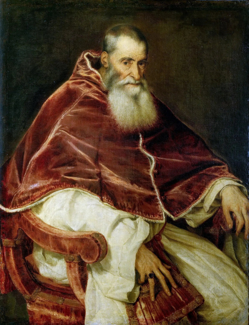 Portrett av Paul III - Titian