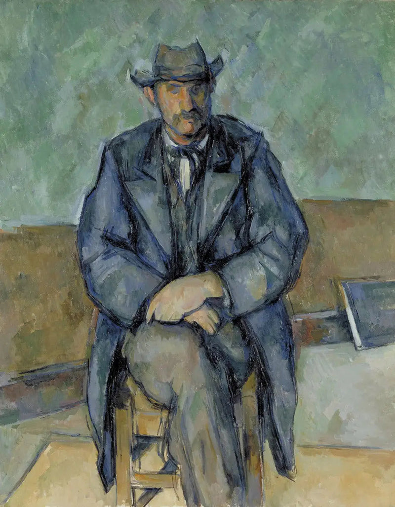 Portrett av bonde - Paul Cézanne