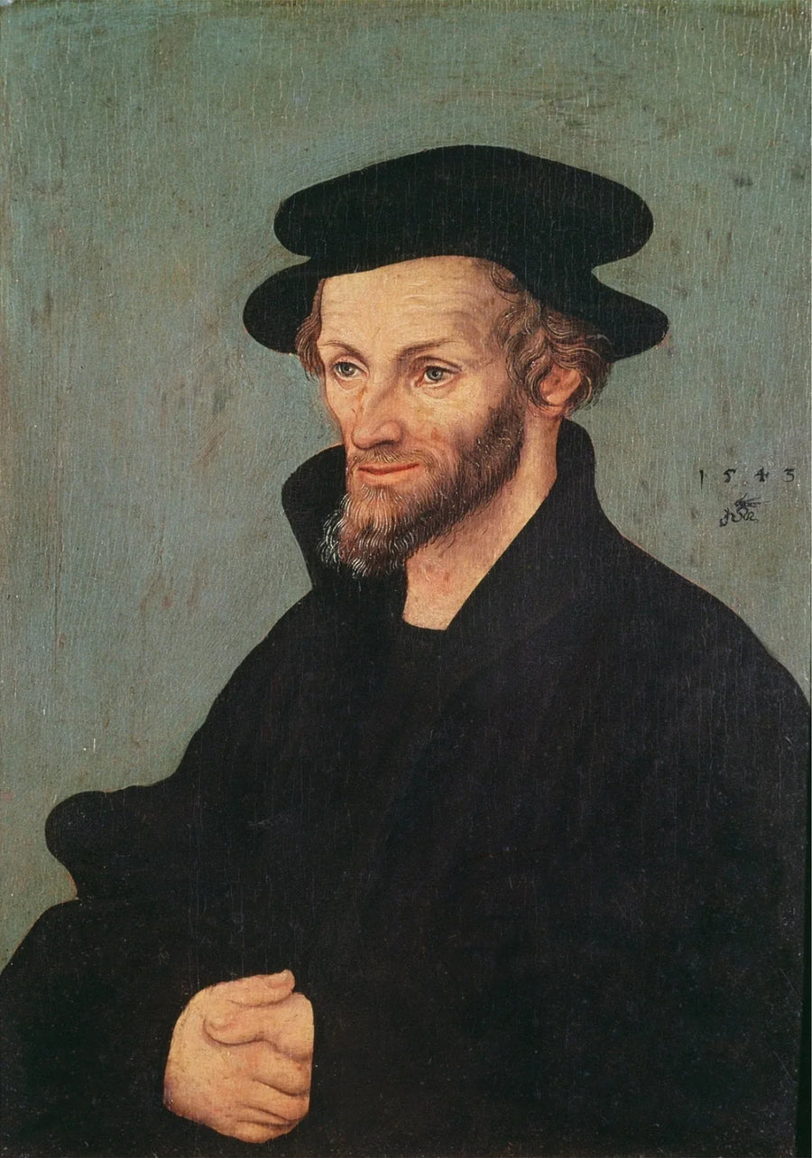 Portrett av Philipp Melanchton - Lucas Cranach den eldre