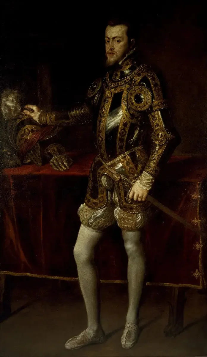 Portrett av Filip II av Spania - Peter Paul Rubens