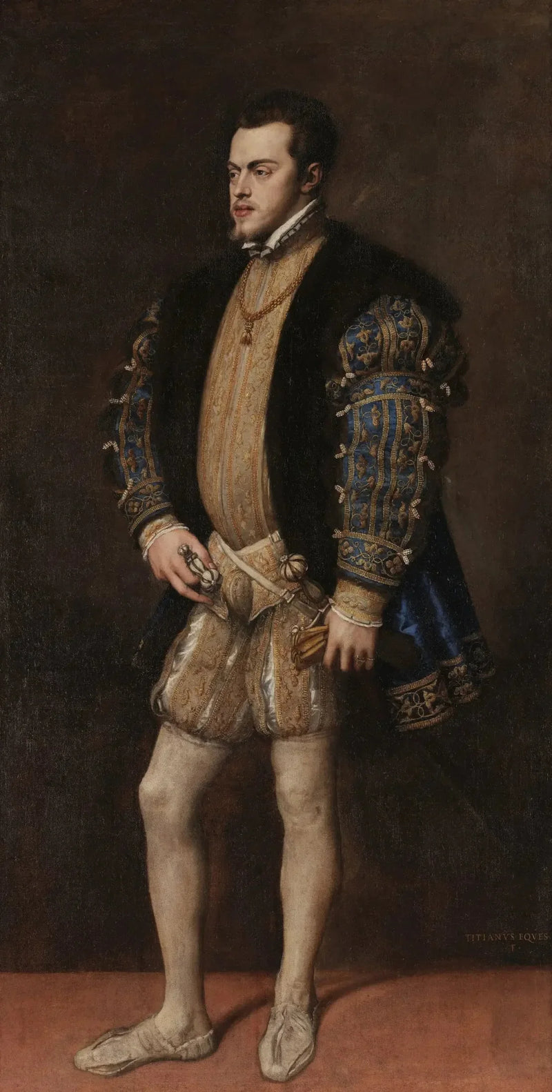 Portrett av Filip II - Titian