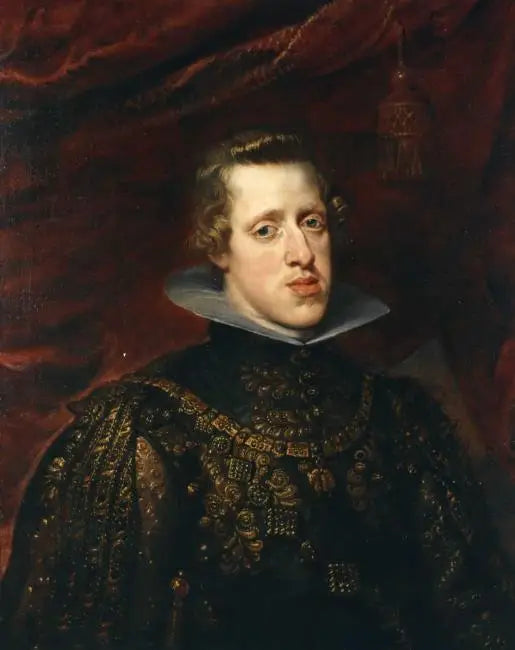 Portrett av Filip IV (1605-1665), konge av Spania - Peter Paul Rubens