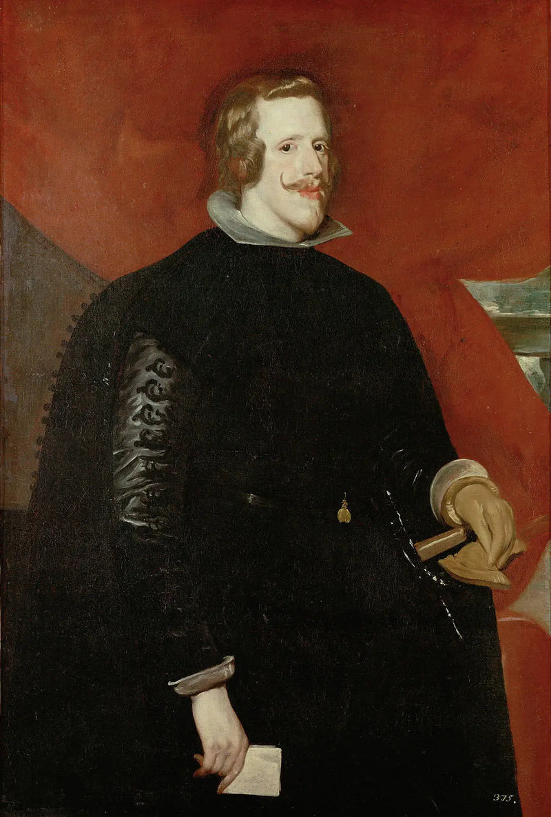 Portrett av Filip IV av Spania, i trekvart profil - Diego Velázquez