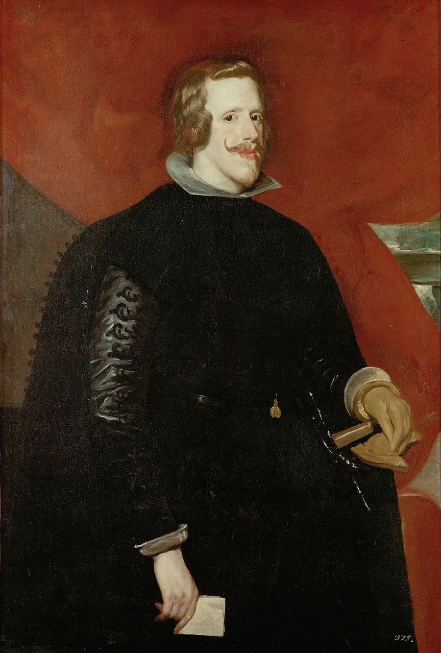 Portrett av Filip IV av Spania, i trekvart profil - Diego Velázquez