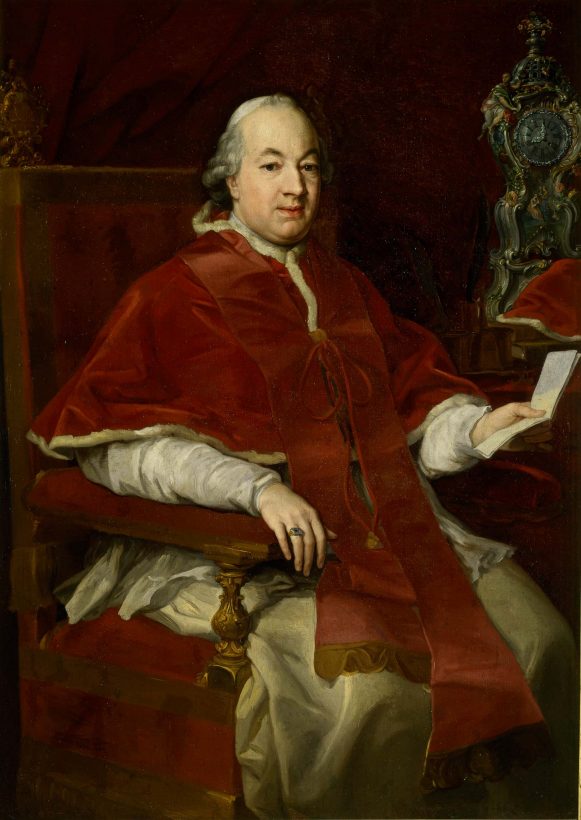 Portrett av Pius VI (Braschi, 1775-1799) - Pompeo Batoni