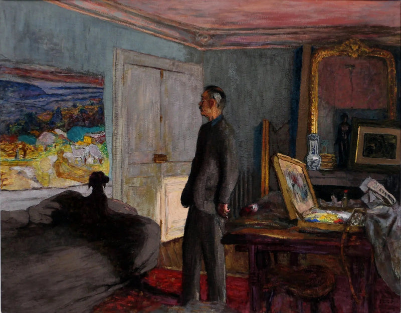 Portrett av Pierre Bonnard - Édouard Vuillard