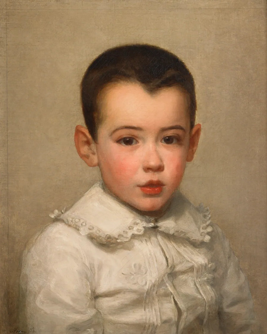 Portrett av Pierre Bracquemond som barn - Marie Bracquemond
