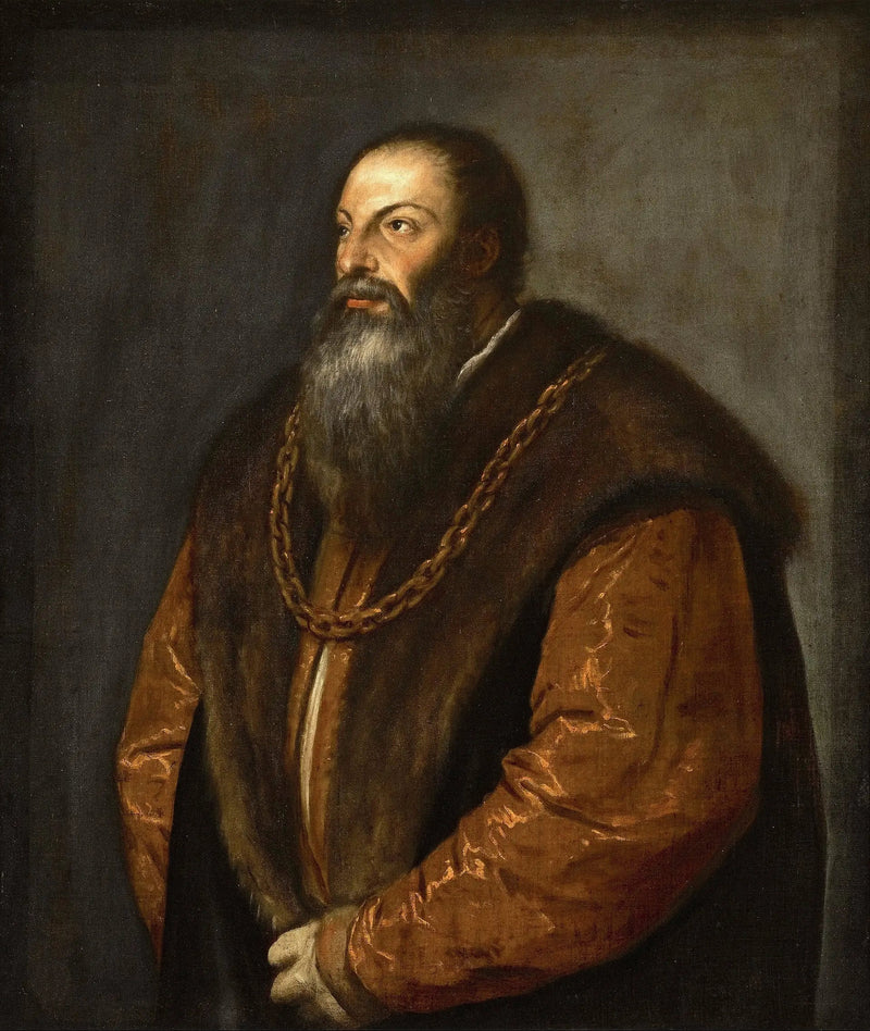 Portrett av Pietro Aretino - Titian