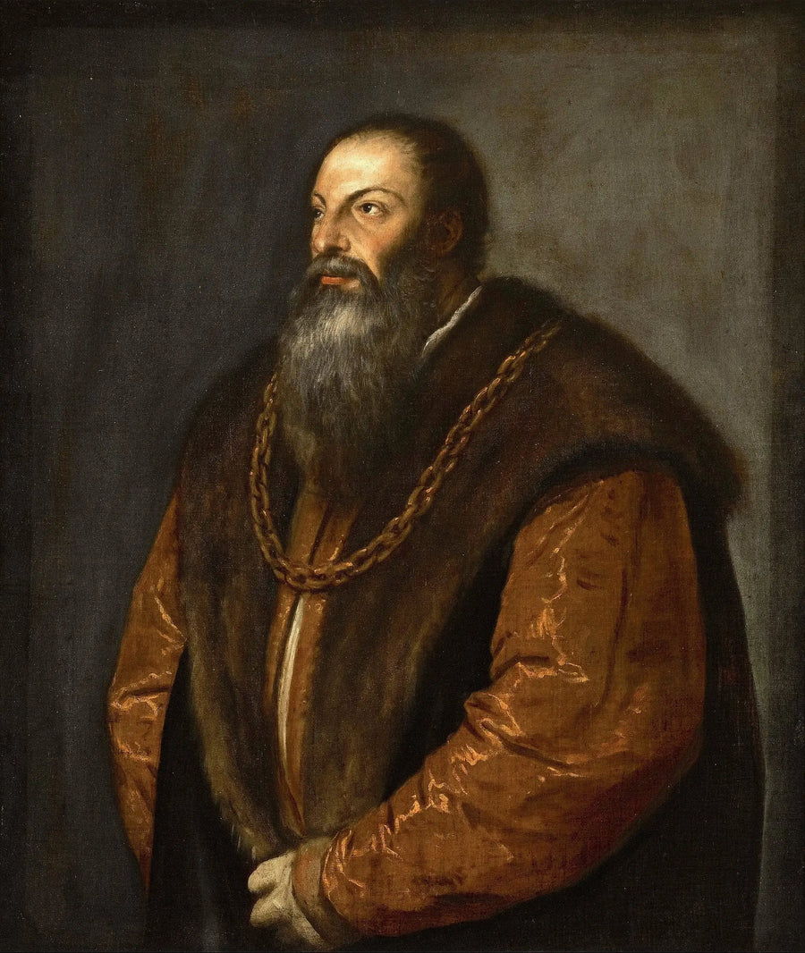 Portrett av Pietro Aretino - Titian